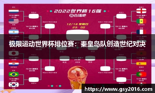 极限运动世界杯排位赛：秦皇岛队创造世纪对决